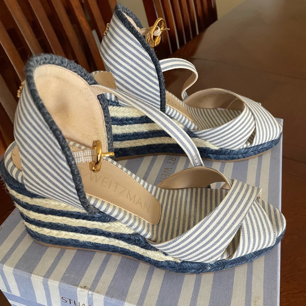 Stuart Weitzman Mirela Stripes size 5